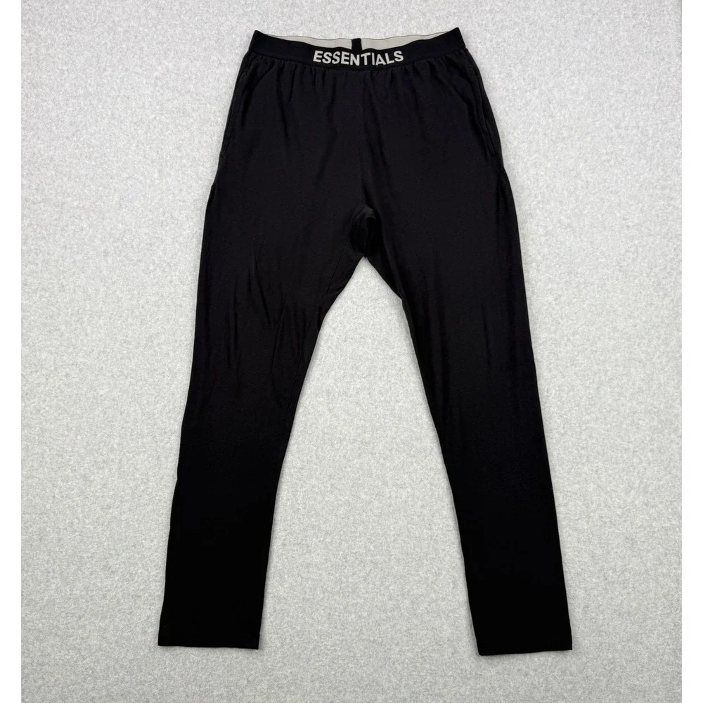 Fear Of God Essentials Sweatpants Mens Medium Black Base Layer Leggings Active